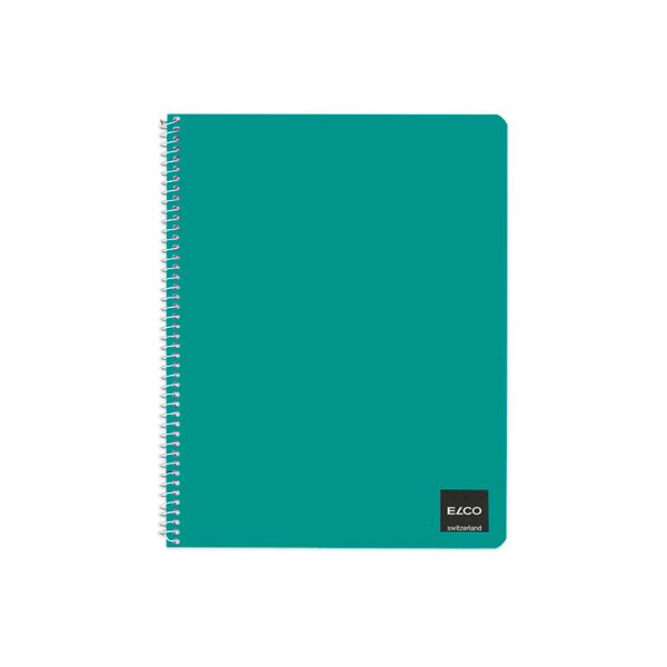 ELCO Cahier spiral quadr. 175x220mm 72882.07 blanc, 70g, 4mm, ass. 50 flls.