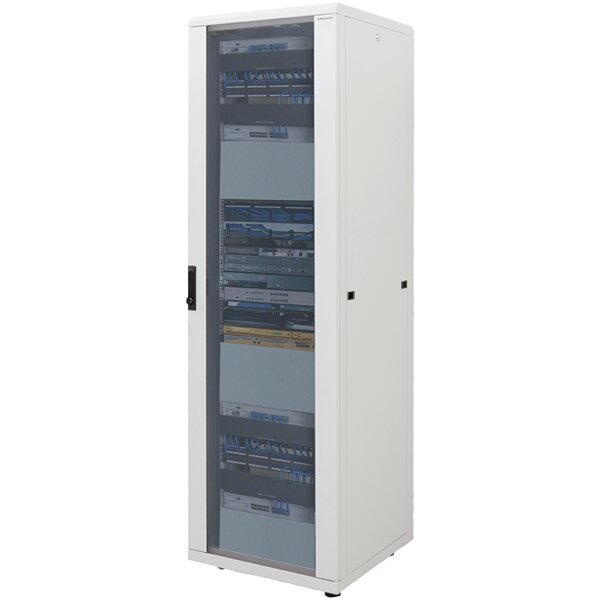 LogiLink 19" Netzwerkschrank, 42 HE, lichtgrau (RAL7035)