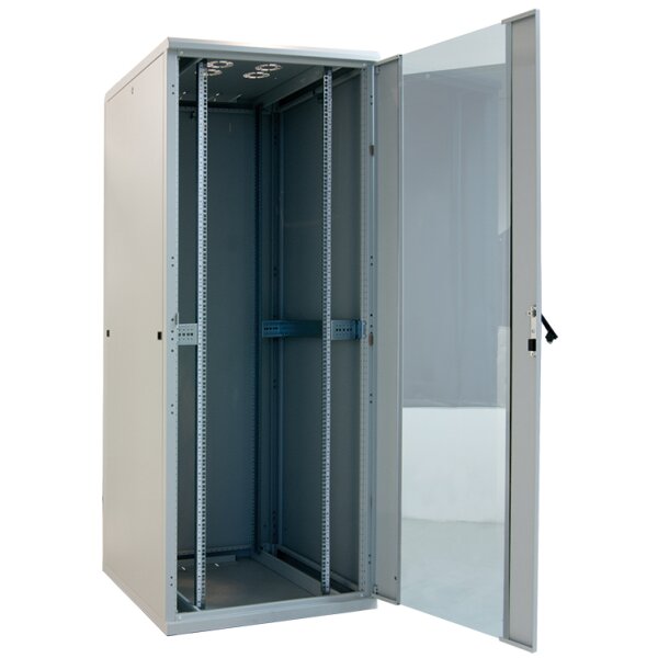 LogiLink 19" Netzwerkschrank, 42 HE, schwarz (RAL9005)