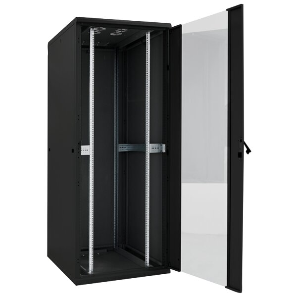 LogiLink 19" Netzwerkschrank, 22 HE, schwarz (RAL9005)