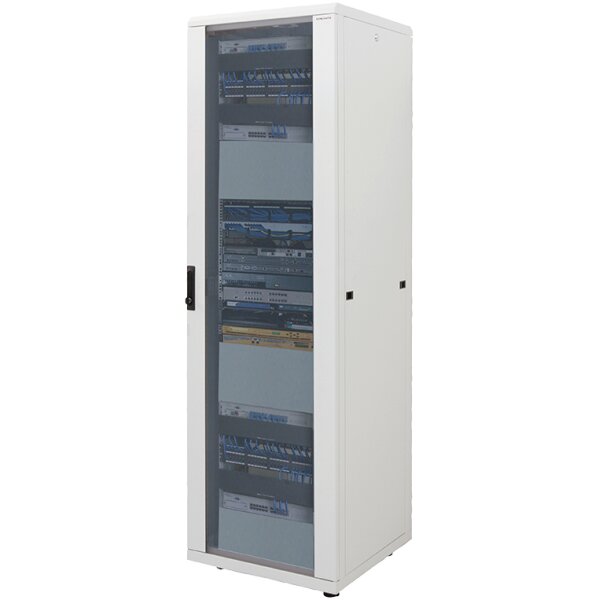 LogiLink 19" Netzwerkschrank, 22 HE, schwarz (RAL9005)