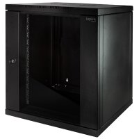 LogiLink 19" Wandverteiler, einteilig, 12 HE, schwarz