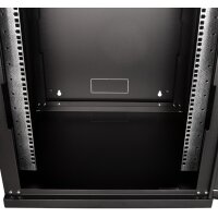 LogiLink Coffret mural 19, une pièce, 15 U, noir