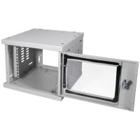 LogiLink 10" Wandverteiler SoHo, montiert, 4 HE,...