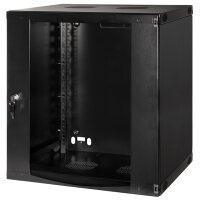 LogiLink 19" Wandverteiler, einteilig, 12 HE, lichtgrau