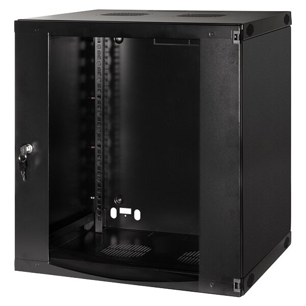 LogiLink 19" Wandverteiler, einteilig, 15 HE, lichtgrau