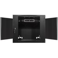 LogiLink 19" Wandverteiler, einteilig, 15 HE, schwarzgrau
