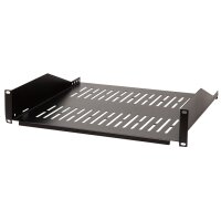 LogiLink 19" Fachboden, 2 HE, Festeinbau, (T)400 mm,...