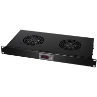 LogiLink 19" Belüftungseinheit, 1 HE, 2 x 120...