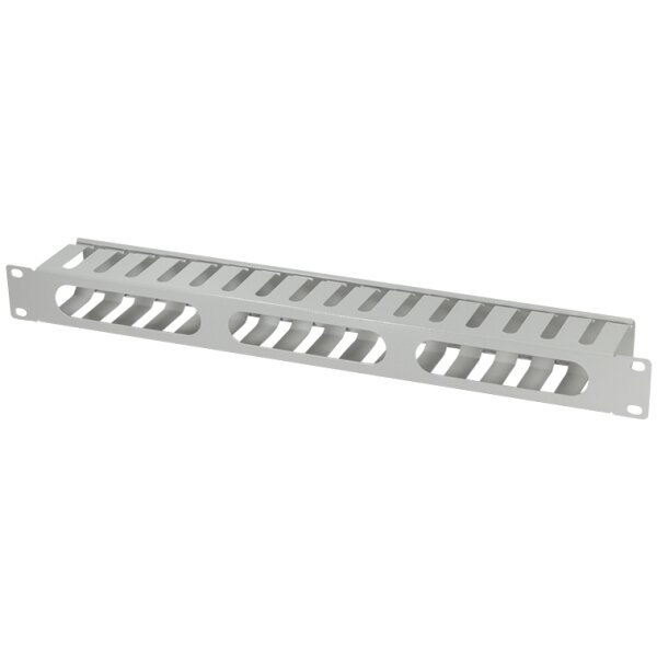 LogiLink 19" Kabelkanal, einseitig, 1 HE, schwarz (RAL9005)