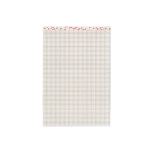 ELCO Bloc-notes quadrill&eacute; 4mm A4 73311.27 grau recycling 65g 100 flls.