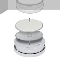 LogiLink Universal Magnethalterung für Rauchmelder, 70 mm