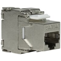 LogiLink Keystone Modul Kat.6A, Klasse EA, geschirmt, grau