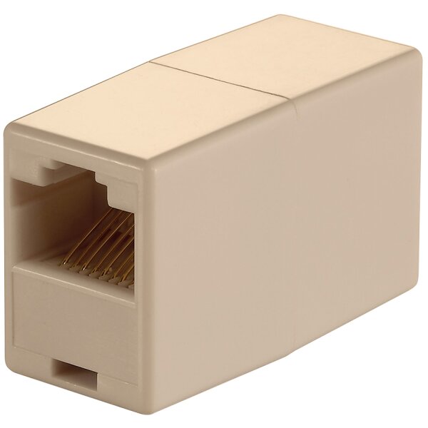 LogiLink Adaptateur Modular-In-Line RJ45, couleur: beige