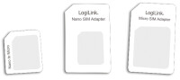 LogiLink SIM-Karten-Adapter-Set, Nano Micro Standard SIM