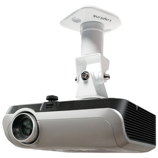 LogiLink Support de plafond pour vidéoprojecteur, blanc