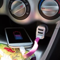 LogiLink Chargeur allume-cigare USB, 12-24 V DC, 5.100 mA