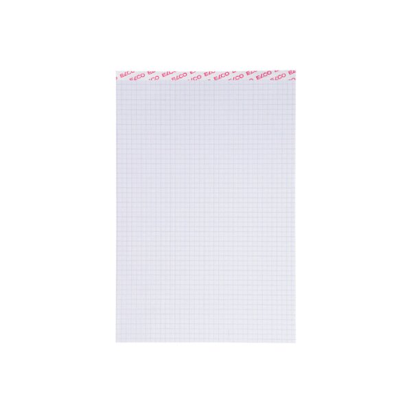 ELCO Bloc-notes quadrill&eacute; 4mm A5 73512.17 blanc, 80g 100 flls.