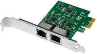 LogiLink Carte réseau PCI Gigabit Ethernet RJ45, 2...
