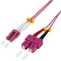 LogiLink Câble Patch à fibre optique, LC...