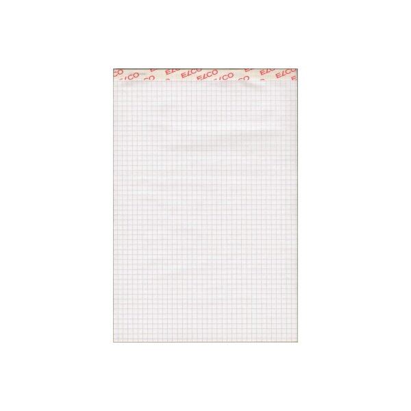 ELCO Bloc-notes quadrillé 4mm A5 74430.17 blanc, 70gm2 2x100 flls.