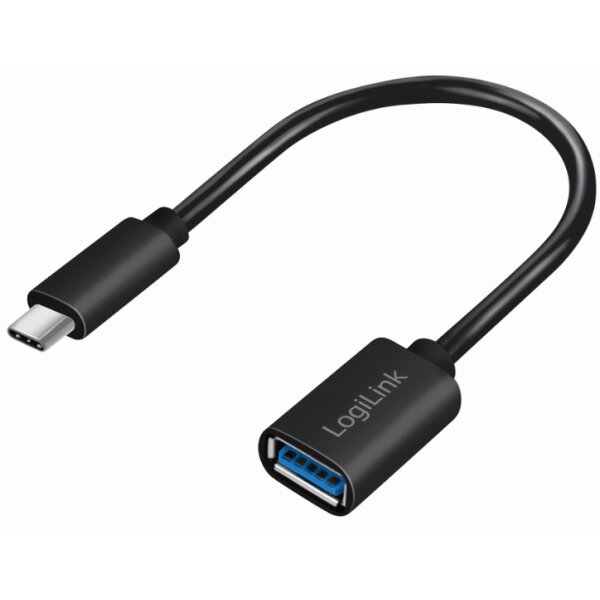 LogiLink Câble adaptateur USB 3.1, USB-C mâle- USB-A femelle