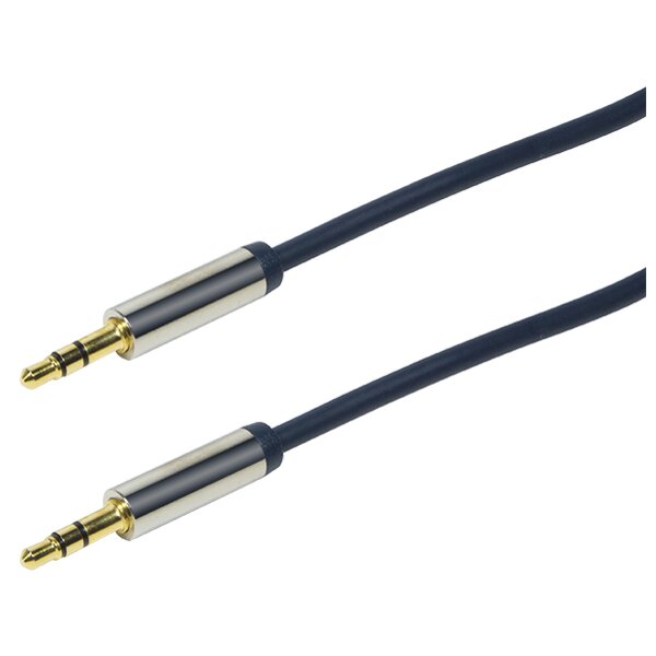 LogiLink Audiokabel, 2 x 3,5 mm Klinkenstecker, 5,0 m