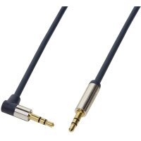 LogiLink Câble audio, 2 x jack mâle 3,5 mm, 1...