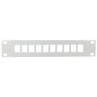 LogiLink 10" Keystone Patch Panel, schwarz