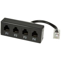 LogiLink Splitter pour téléphone, 4 ports,...