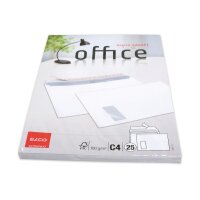 ELCO Enveloppe Office a/fenêtre C4 74481.12 100g, blanc 25 pcs.