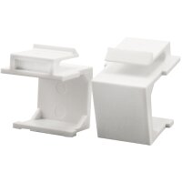 LogiLink Keystone Modul Abdeckung, weiss, Inhalt: 10...