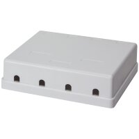 LogiLink Keystone Aufputz-Leergehäuse, ungeschirmt, 8-fach