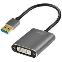 LogiLink USB 3.0 - DVI Grafikadapter, schwarz