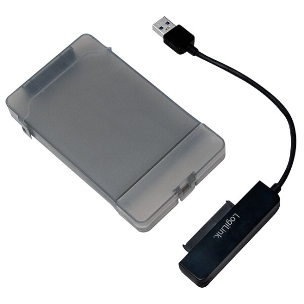 LogiLink USB 3.0 - adaptateur SATA avec pochette de