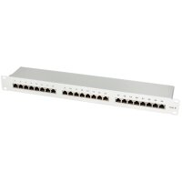 LogiLink 19" Patch Panel Kat.6 EconLine, 24 Port,...