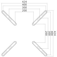 LogiLink Adaptateur VESA, pour écrans 81,28 -...