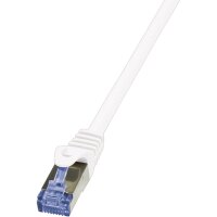 LogiLink Patchkabel, Kat. 6A, S/FTP, 0,25 m, violett