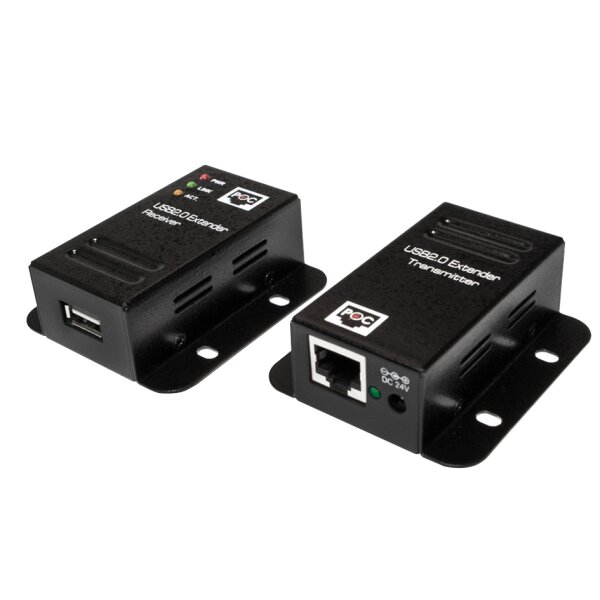 Logilink Set extenseur USB 2.0, avec 1port USB Hub, PoE