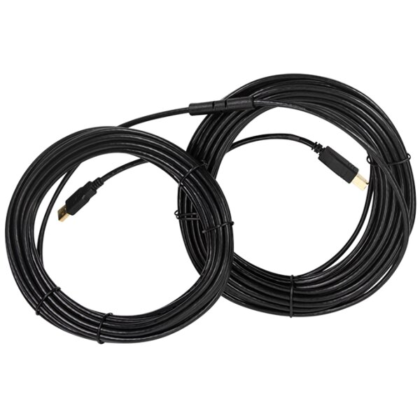 LogiLink USB 2.0 Aktives Verl&auml;ngerungskabel, 20,0 m, schwarz