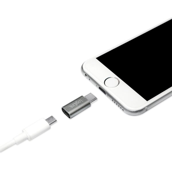 LogiLink USB-C Adapter-Set, 2-teilig, silber