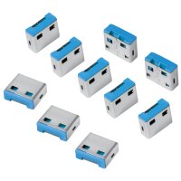 LogiLink Verrou de sécurité USB, 1 clé / 8 verrous