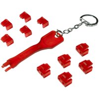 LogiLink RJ45 Sicherheitsschloss, 10 Schlösser