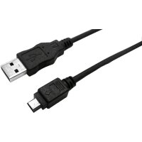LogiLink Câble de connexion USB 2.0, USB-A - mini...