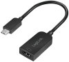 LogiLink Câble adaptateur USB-C - HDMI, noir
