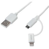 LogiLink Daten- & Ladekabel, USB - Micro USB Stecker,...