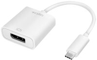 LogiLink Câble adaptateur USB-C - DisplayPort, blanc