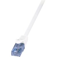LogiLink Patchkabel EconLine, Kat. 6A, U UTP, 5,0 m, weiss