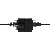 LogiLink Patchkabel-Verbinder mit Flansch, Kat.5e, schwarz