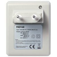 LogiLink Stecker-Ladegerät, silber